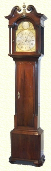 8 Day Longcase Clock In Fine Mahogany Case By William Wilson