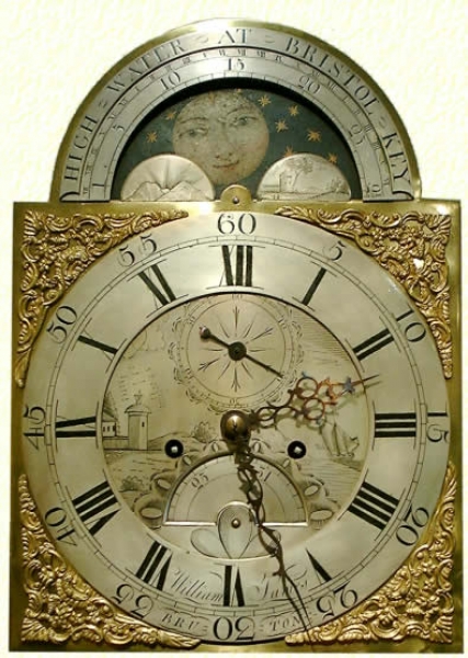 8 Day Longcase Clock in Mahogany Case SOLD