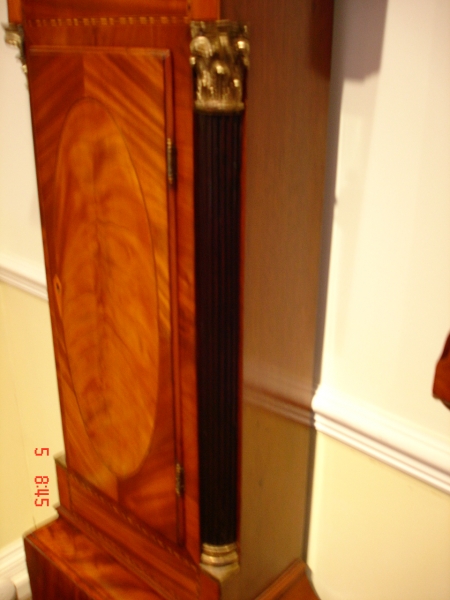 8 Day Longcase Clock in Mahogany Case SOLD