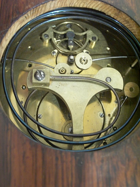 Rare Small Grande Sonnerie Table Clock In Rosewood Case With Satinwood Inlay By Karlinger, Vienna