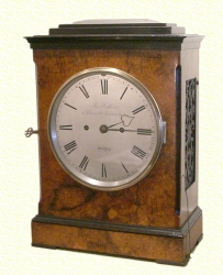 Rare Alboynia Wood Fusee Striking Bracket By Joh Walker, London