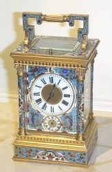 Petite Sonnerie CloisonnÃ© Carriage Clock SOLD