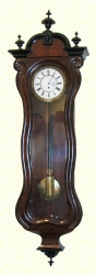 Vienna regulator Timepiece In Burr Walnut Case