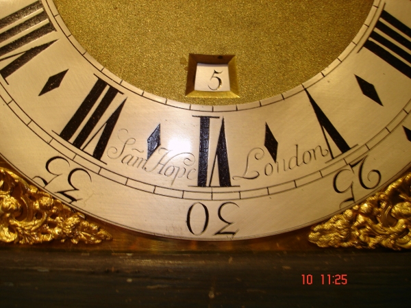 rare month duration longcase