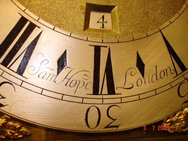 rare month duration longcase