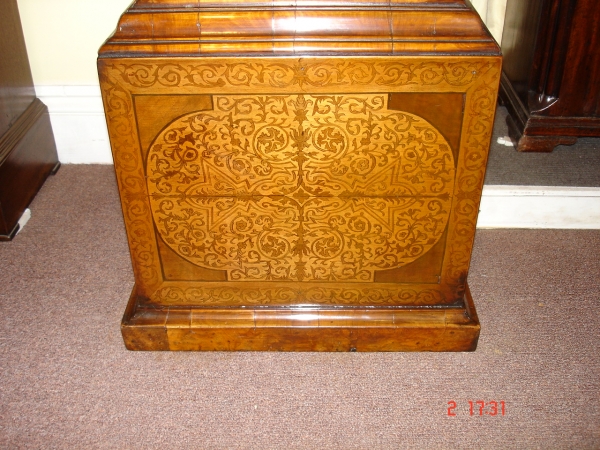 walnut seaweed longcase SOLD