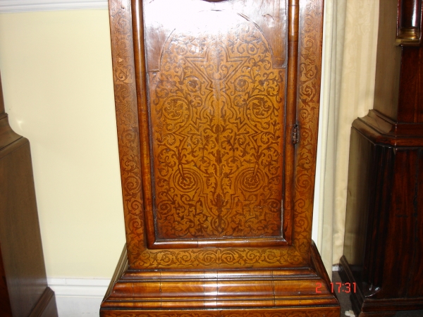 walnut seaweed longcase SOLD