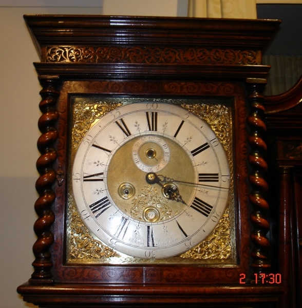 walnut seaweed longcase SOLD