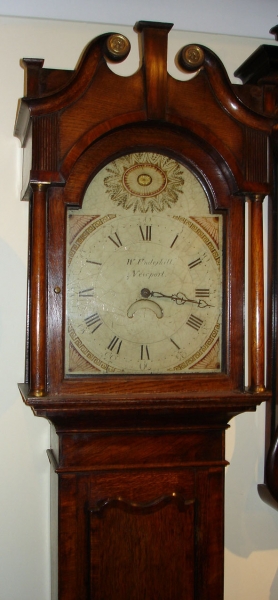 mahogany oak grandfather