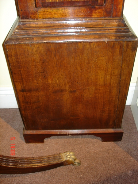 mahogany oak grandfather