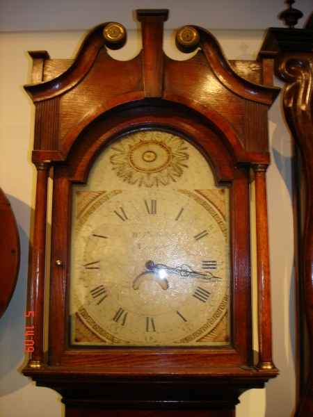 mahogany oak grandfather