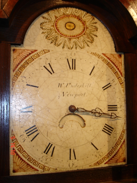 mahogany oak grandfather
