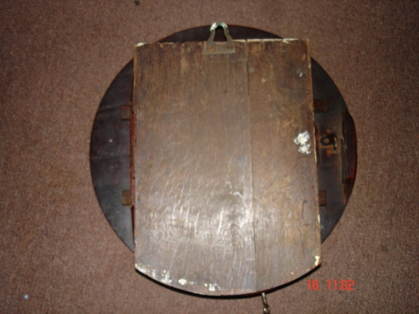 Fine 12ins dial clock.SOLD