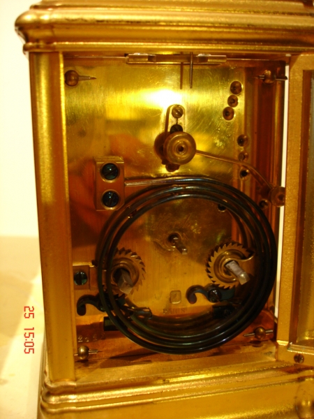 early gorge carriage clock french SOLD