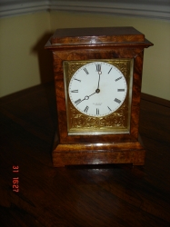 Small four glass clock