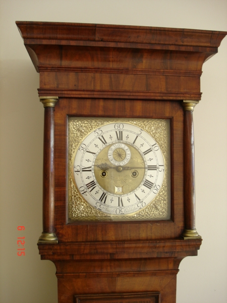 queen ann walnut longcase SOLD