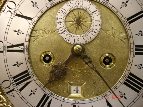 queen ann walnut longcase SOLD