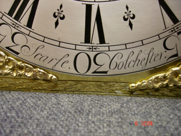 queen ann walnut longcase SOLD