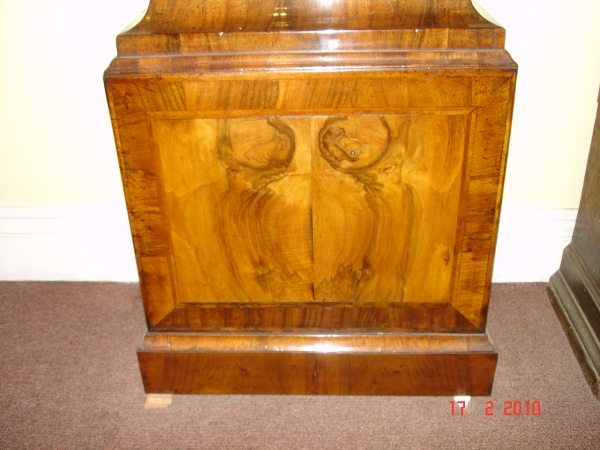 queen ann walnut longcase SOLD
