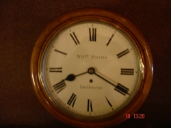 A good honey oak dial clock.