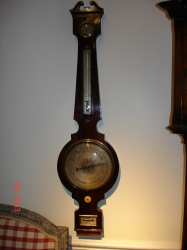 rosewood  barometer by LEWN OF RYE SOLD