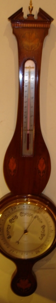 Mahogany Borometer by Short & Mason london.SOLD