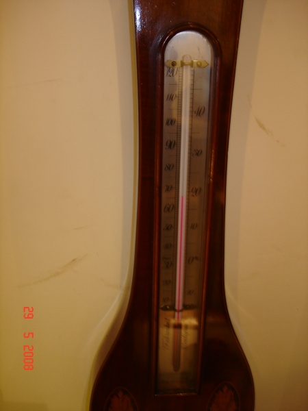Mahogany Borometer by Short & Mason london.SOLD