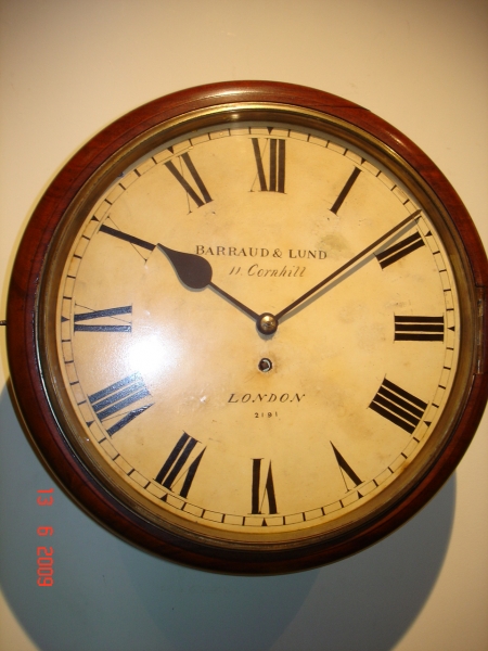 Rare Barraud &Lund dial Clock