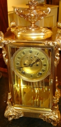 Gilt Table Clock