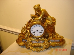 Fine Gilt Bronze Clock
