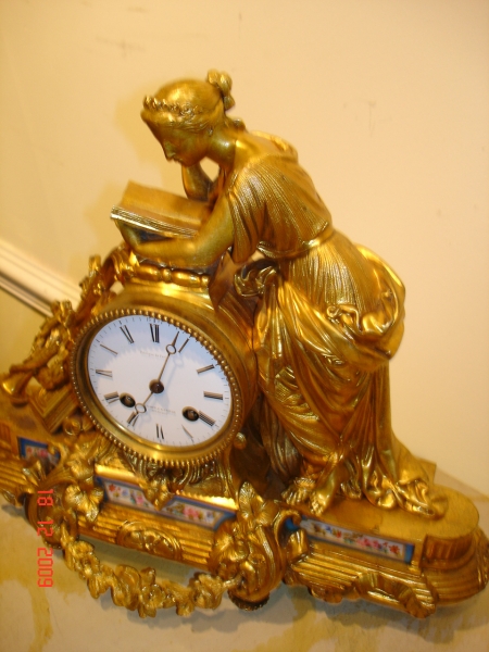 Fine Gilt Bronze Clock
