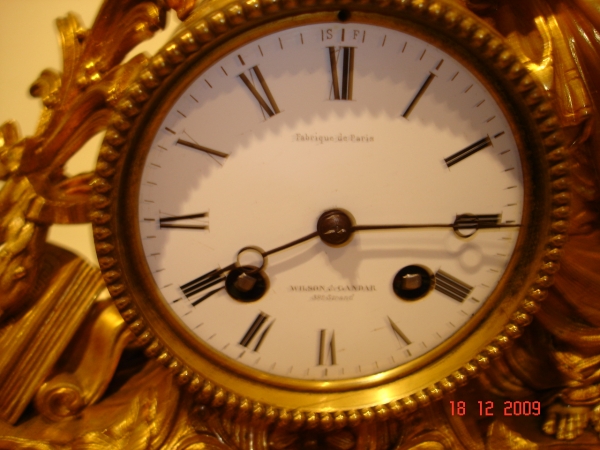 Fine Gilt Bronze Clock