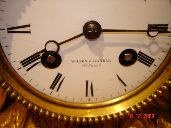 Fine Gilt Bronze Clock