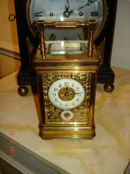French carriage clock. SOLD