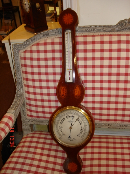 fine edwardian barometer