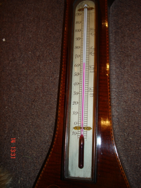 fine edwardian barometer