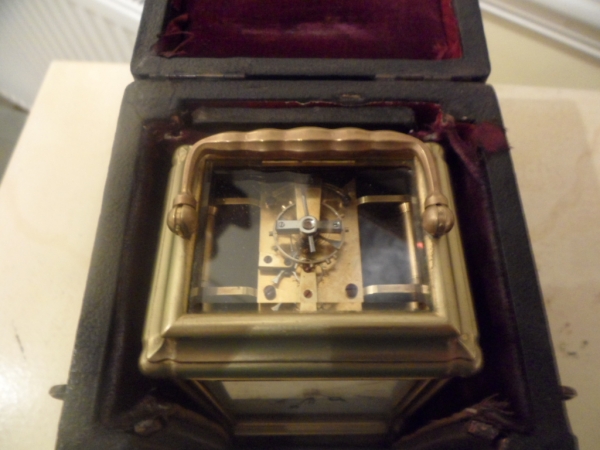 MINIATURE GORGE CARRIAGE CLOCK