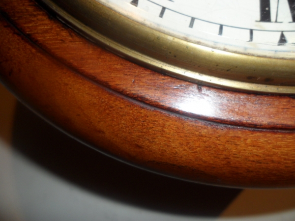 Very nice original 8 ins dial clock english c 1870