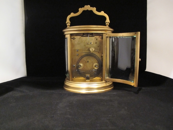 Fine Oval carriage clock