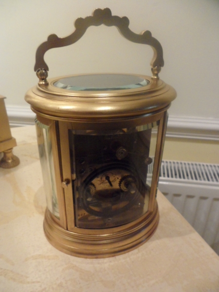 Fine Oval carriage clock
