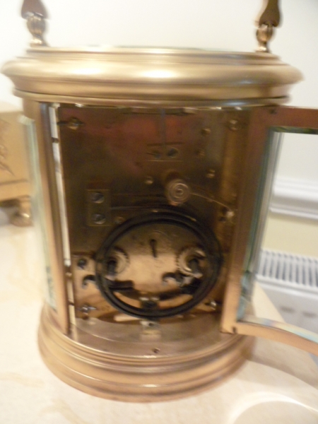 Fine Oval carriage clock