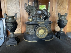 Bronze Waterloo clock
